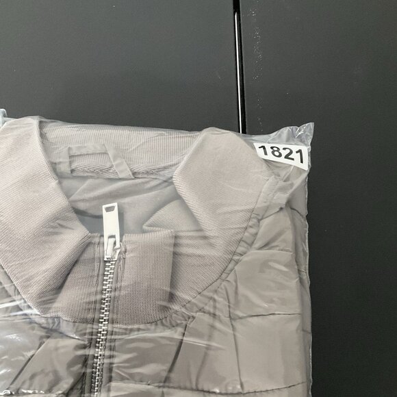 Tahari Puffer Vest Women 2XL Mushroom Tan‎ Zip Up Sleeveless Mock Neck Outdoors - Picture 13 of 13